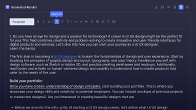 how ai writing tool works